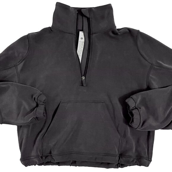 NWOT Lululemon Brushed Softstreme Half Zip Sweatshirt - Picture 2 of 6